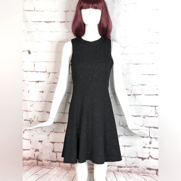 ZUNIE Multicolored Sparkly Black A-Line Keyhole Neck Party Dress GIRLS 16 - Picture 16 of 16